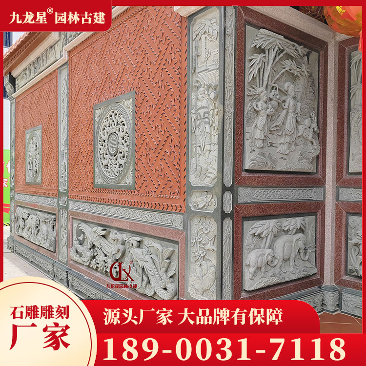 閩南祠堂石雕浮雕壁畫(huà)圖片